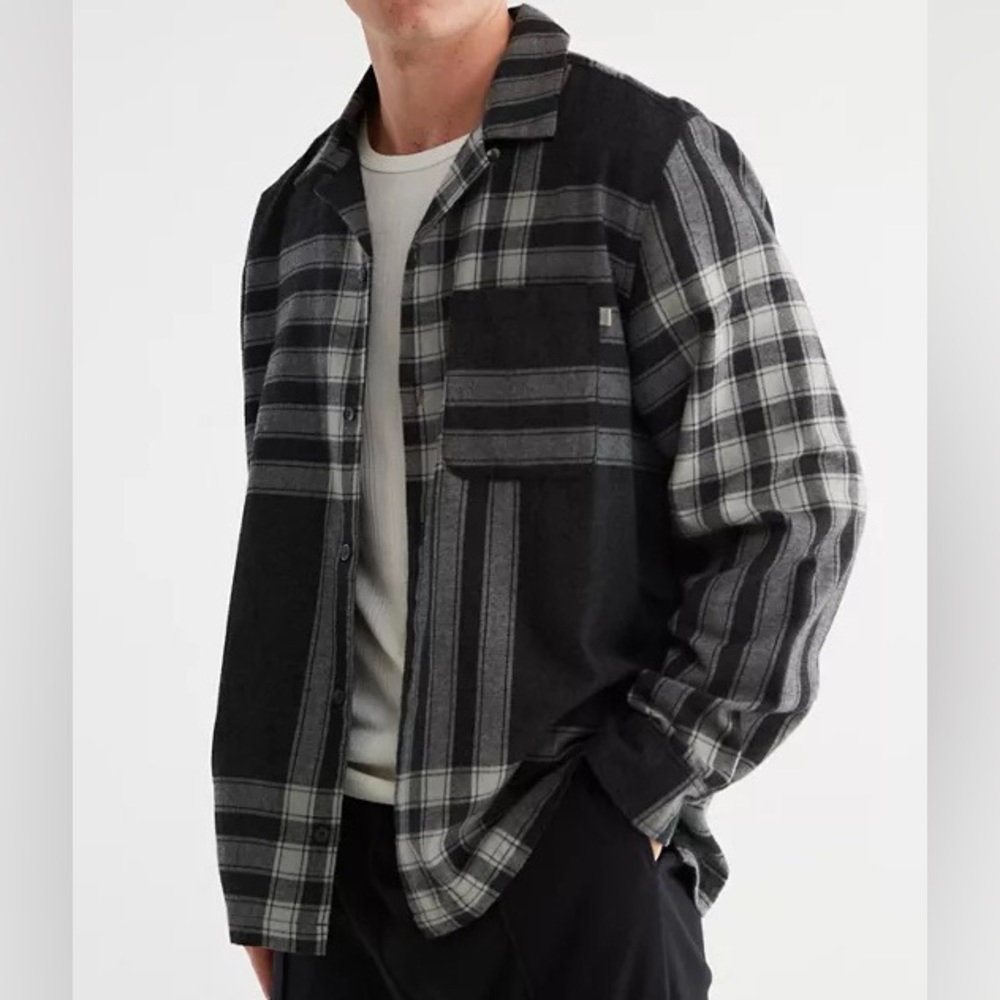 SOLD‼️ URBAN OUTFITTERS + Standard Cloth Flannel Collar Shirt - Picture 1 of 5